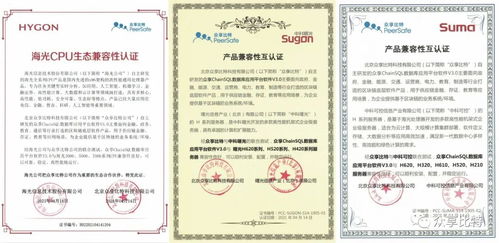 ChainSQL完成與海光、中科曙光、中科可控產(chǎn)品兼容性認證 開啟國產(chǎn)化數(shù)據(jù)庫新篇章